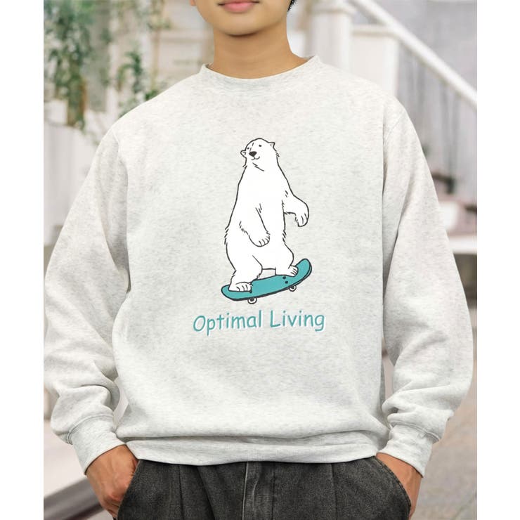 裏起毛 スウェット トレーナー ベアー | GROOVY STORE | 詳細画像2 