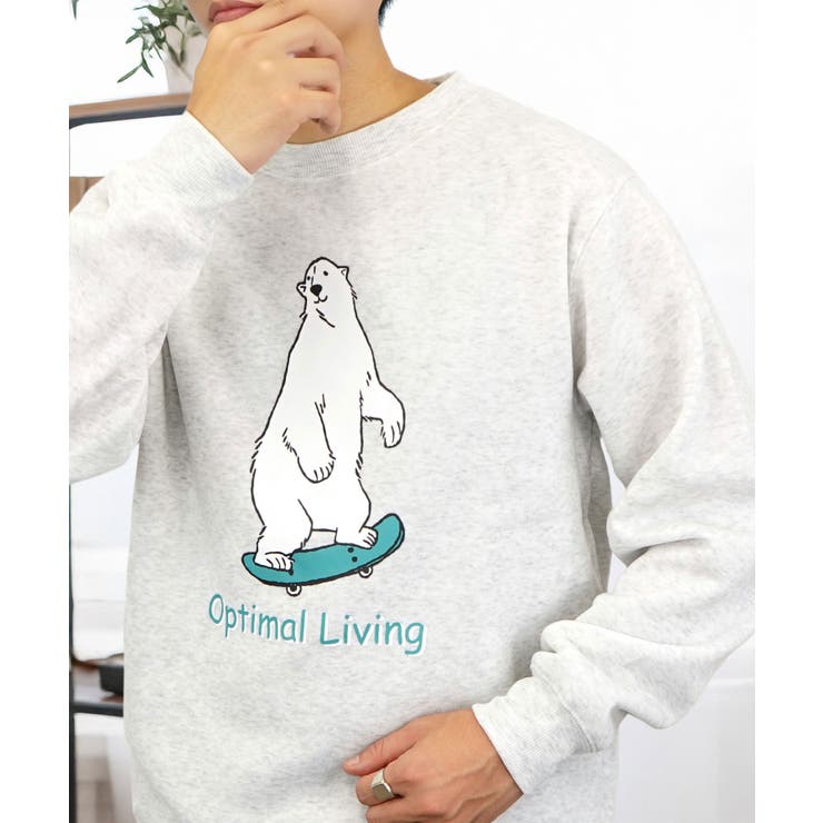 裏起毛 スウェット トレーナー ベアー | GROOVY STORE | 詳細画像4 