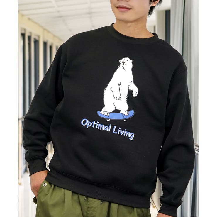 裏起毛 スウェット トレーナー ベアー | GROOVY STORE | 詳細画像9 