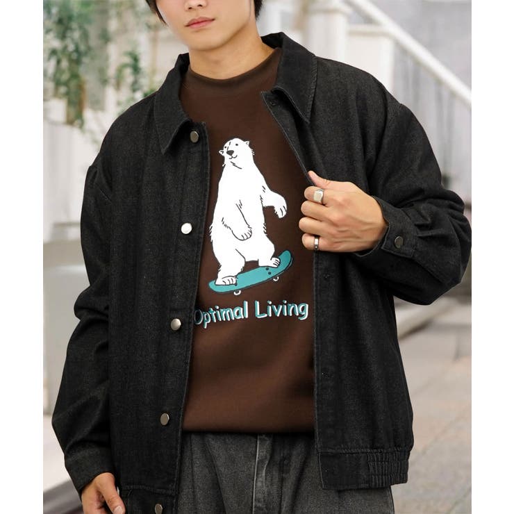 裏起毛 スウェット トレーナー ベアー | GROOVY STORE | 詳細画像17 