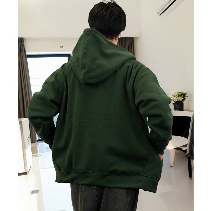 無地 裏起毛フルジップパーカー | GROOVY STORE | 詳細画像13 