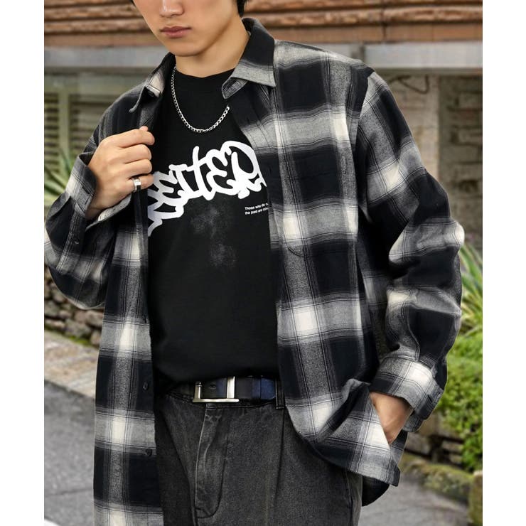 グラフィック プリント ロンｔ 長袖Tシャツ | GROOVY STORE | 詳細画像5 