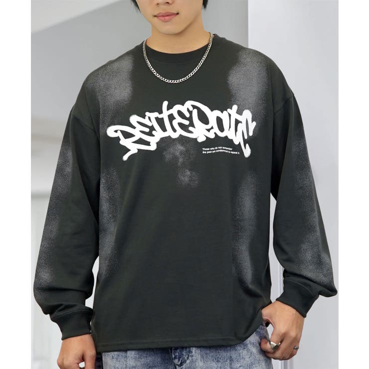 グラフィック プリント ロンｔ 長袖Tシャツ | GROOVY STORE | 詳細画像8 