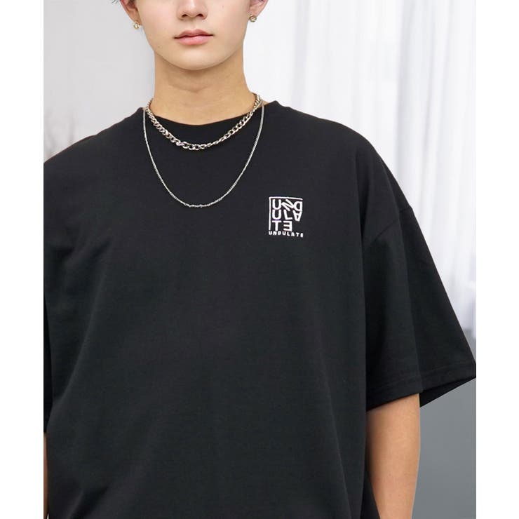 刺繍 ワンポイント Tシャツ半袖 T ロゴ ワイド  | GROOVY STORE | 詳細画像4 