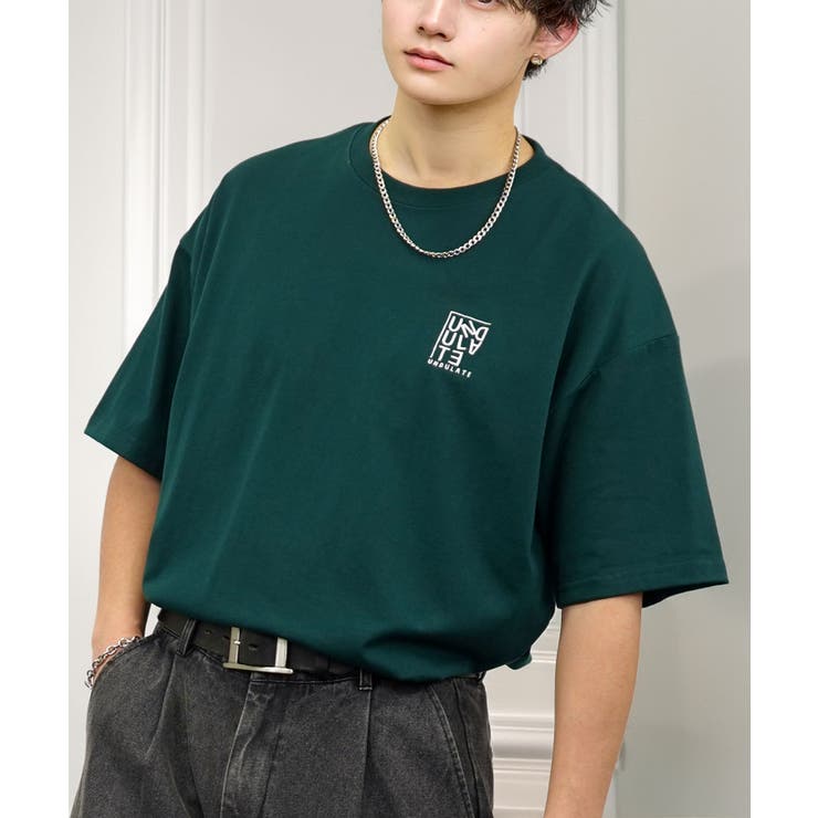 刺繍 ワンポイント Tシャツ半袖 T ロゴ ワイド  | GROOVY STORE | 詳細画像11 