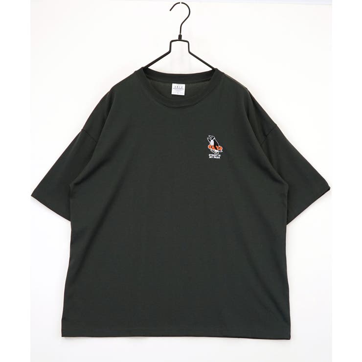 刺繍 ワンポイント Tシャツ半袖 T ロゴ ワイド  | GROOVY STORE | 詳細画像47 