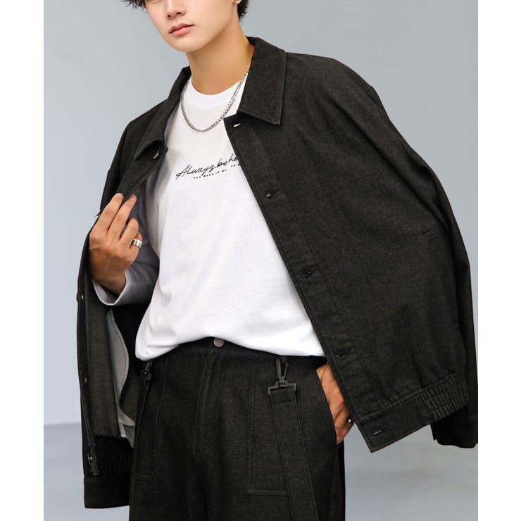 【ワイド】刺繍 長袖Tシャツ ロンT ワンポイント カジュアル キレイめ | GROOVY STORE | 詳細画像3 