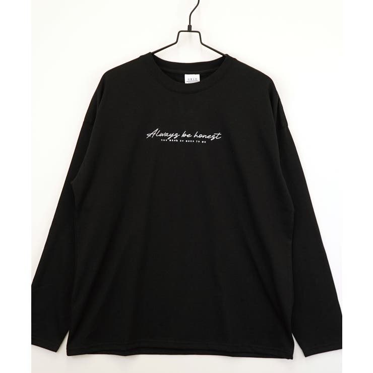 【ワイド】刺繍 長袖Tシャツ ロンT ワンポイント カジュアル キレイめ | GROOVY STORE | 詳細画像5 