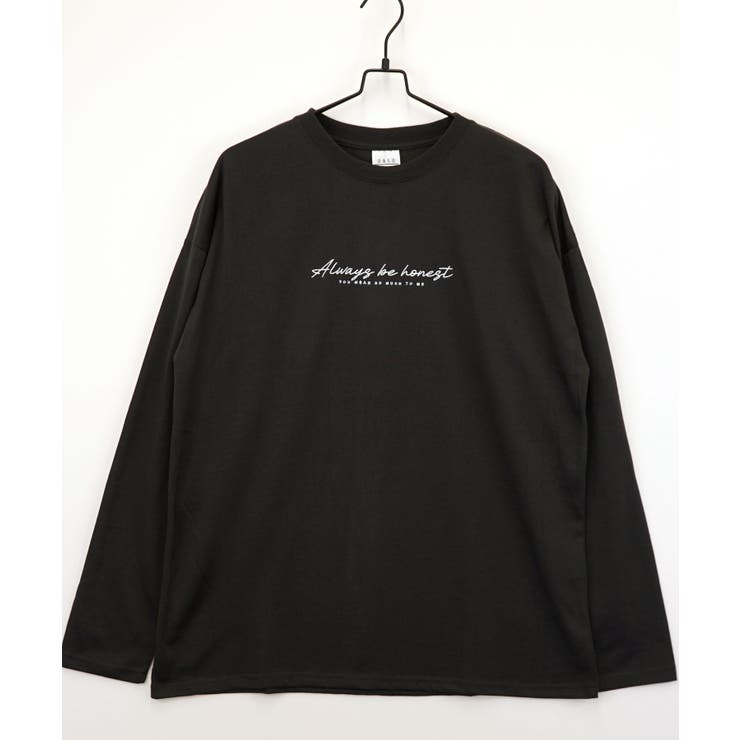 【ワイド】刺繍 長袖Tシャツ ロンT ワンポイント カジュアル キレイめ | GROOVY STORE | 詳細画像9 