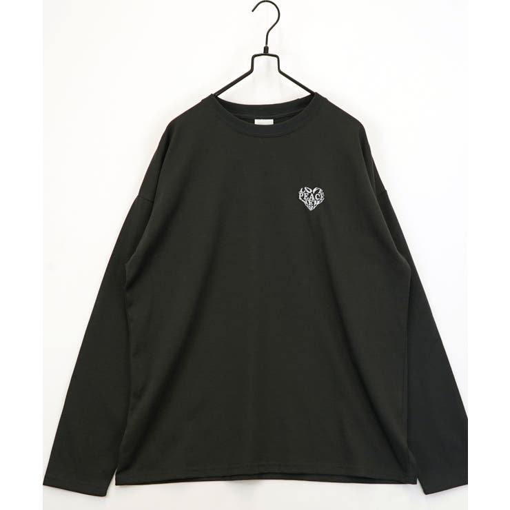 【ワイド】刺繍 長袖Tシャツ ロンT ワンポイント カジュアル キレイめ | GROOVY STORE | 詳細画像21 
