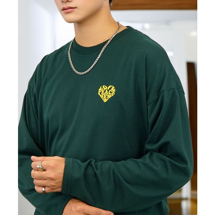 【ワイド】刺繍 長袖Tシャツ ロンT ワンポイント カジュアル キレイめ | GROOVY STORE | 詳細画像28 