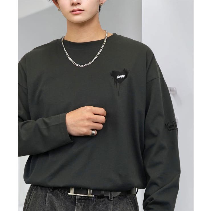 【ワイド】長袖Tシャツ ロンｔワンポイント カジュアル キレイめ | GROOVY STORE | 詳細画像16 