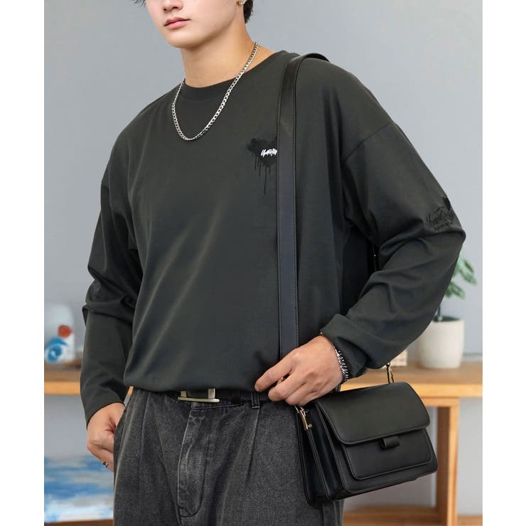 【ワイド】長袖Tシャツ ロンｔワンポイント カジュアル キレイめ | GROOVY STORE | 詳細画像18 
