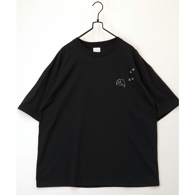 【刺繍】黒猫 ワンポイント Tシャツ半袖 グラフィック クロネコ 足跡 ハート | GROOVY STORE | 詳細画像22 