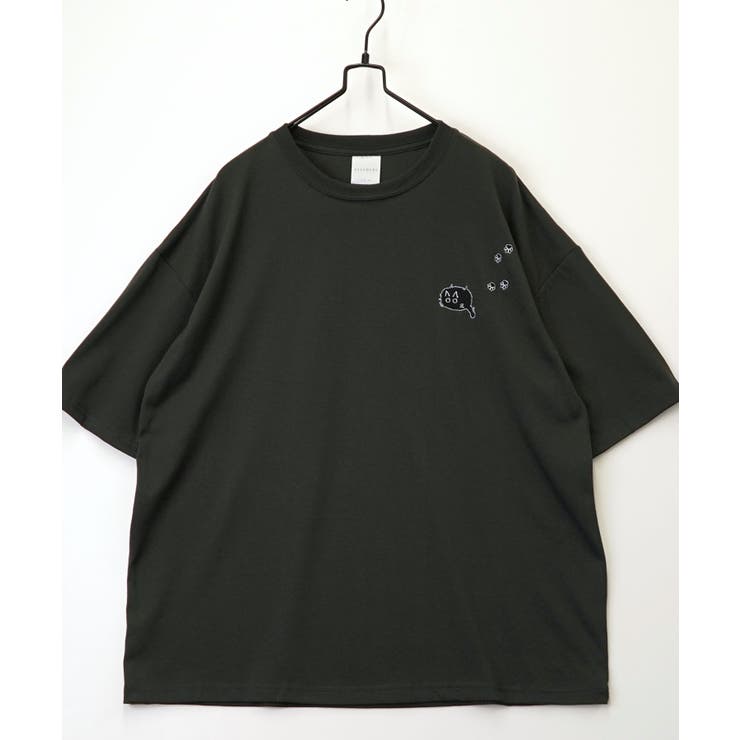 【刺繍】黒猫 ワンポイント Tシャツ半袖 グラフィック クロネコ 足跡 ハート | GROOVY STORE | 詳細画像27 