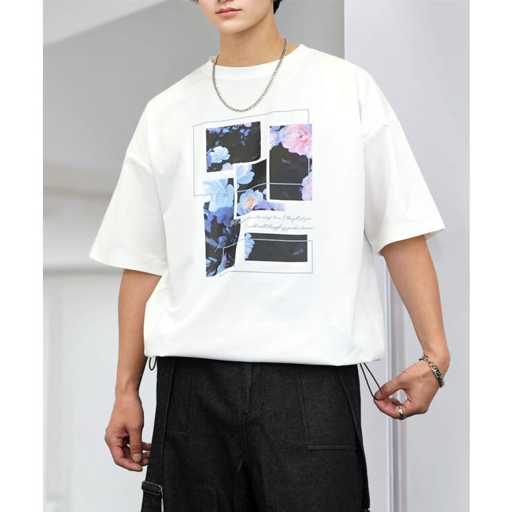 ルーズフィット グラフィック 半袖Tシャツ 短丈可能 ドロスト | GROOVY STORE | 詳細画像4 