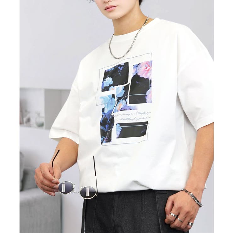 ルーズフィット グラフィック 半袖Tシャツ 短丈可能 ドロスト | GROOVY STORE | 詳細画像5 