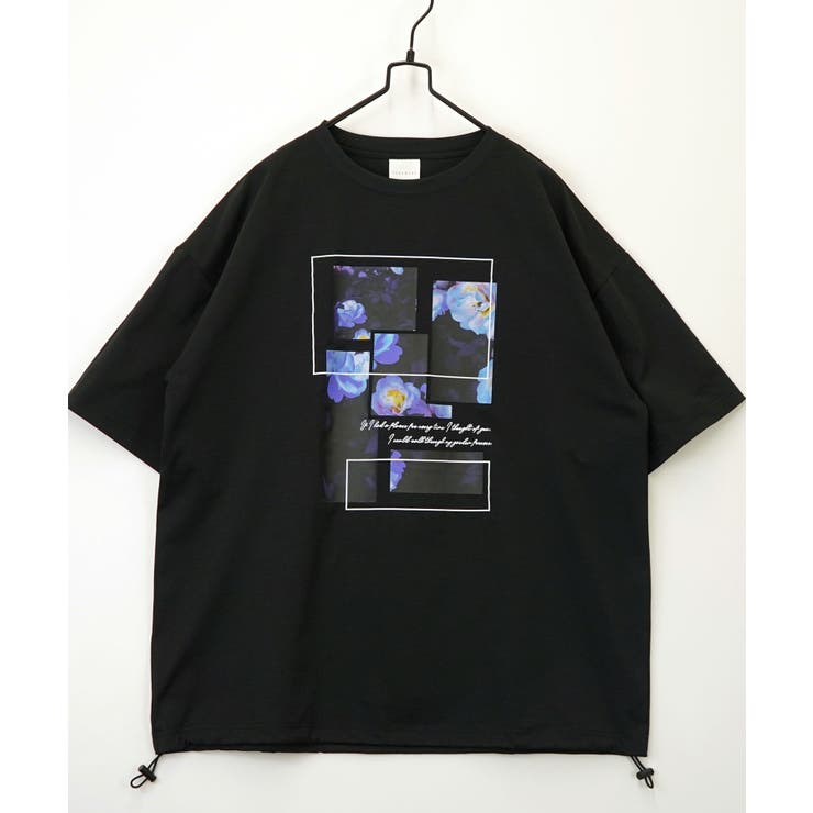 ルーズフィット グラフィック 半袖Tシャツ 短丈可能 ドロスト | GROOVY STORE | 詳細画像6 