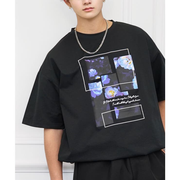 ルーズフィット グラフィック 半袖Tシャツ 短丈可能 ドロスト | GROOVY STORE | 詳細画像8 