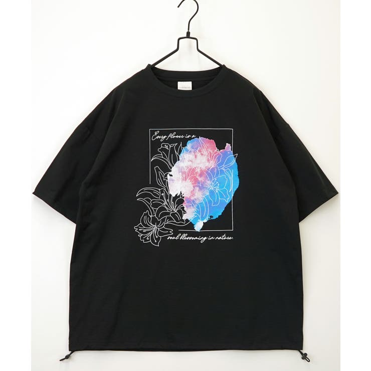 ルーズフィット グラフィック 半袖Tシャツ 短丈可能 ドロスト | GROOVY STORE | 詳細画像15 