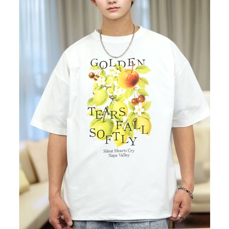 ルーズフィット グラフィック 半袖Tシャツ 短丈可能 ドロスト | GROOVY STORE | 詳細画像20 