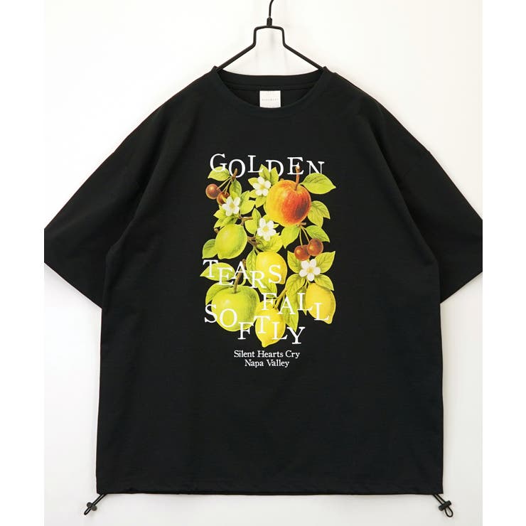 ルーズフィット グラフィック 半袖Tシャツ 短丈可能 ドロスト | GROOVY STORE | 詳細画像22 