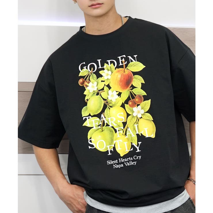 ルーズフィット グラフィック 半袖Tシャツ 短丈可能 ドロスト | GROOVY STORE | 詳細画像24 