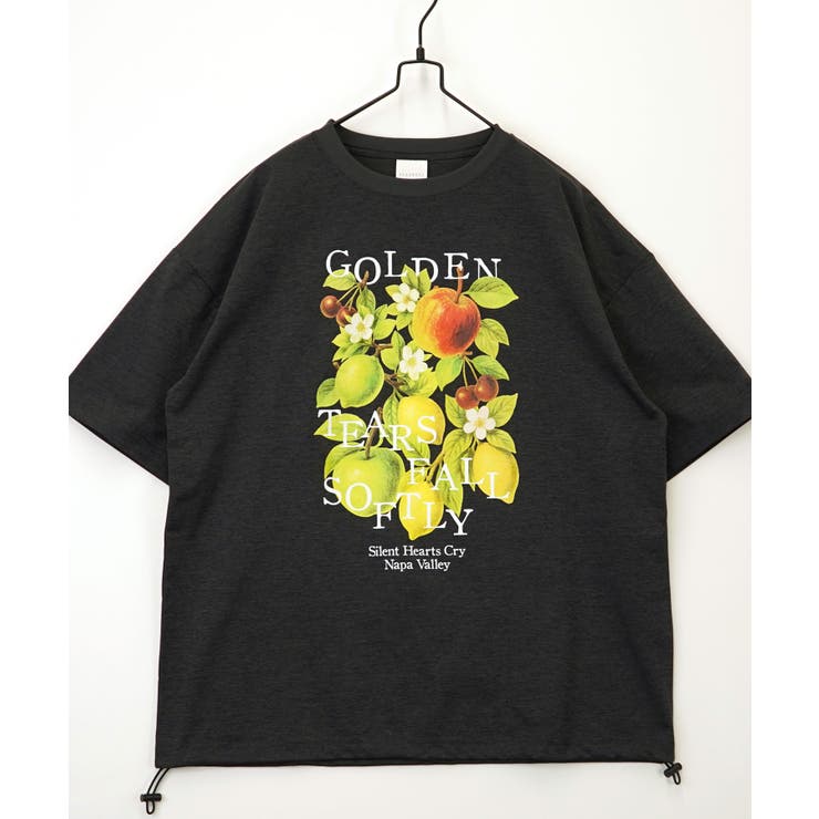 ルーズフィット グラフィック 半袖Tシャツ 短丈可能 ドロスト | GROOVY STORE | 詳細画像26 