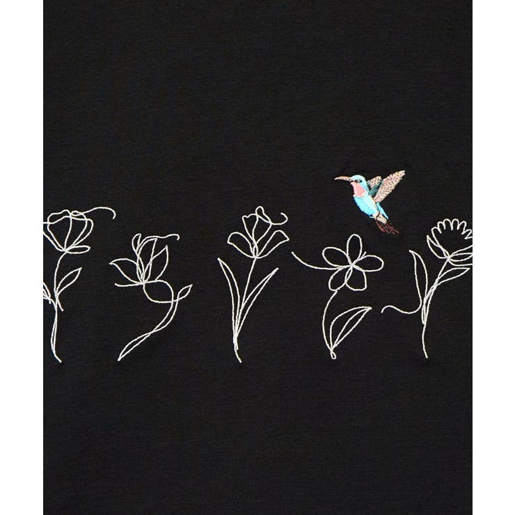 ルーズフィット グラフィック 半袖Tシャツ 短丈可能 ドロスト 刺繍ロゴT | GROOVY STORE | 詳細画像6 
