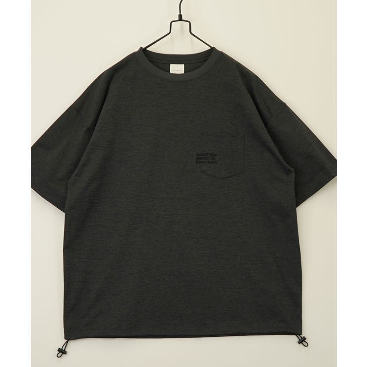 ルーズフィット グラフィック 半袖Tシャツ 短丈可能 ドロスト 刺繍ロゴT | GROOVY STORE | 詳細画像20 