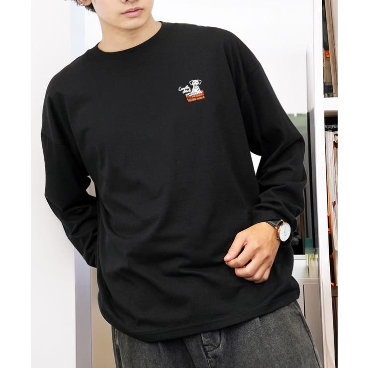 ワイドシルエット ワンポイント長袖Tシャツ ロンT | GROOVY STORE | 詳細画像20 