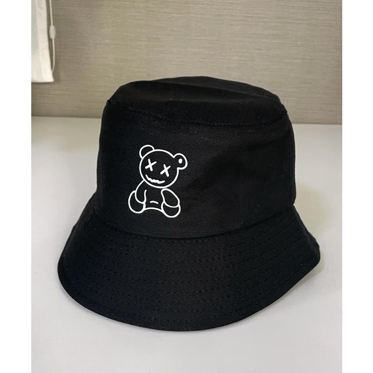 バケット ハット 韓国 ストリート ツイル Y2K ベアー ハート | GROOVY STORE | 詳細画像2 