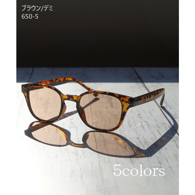 サングラス クリアレンズ メガネ カラー サングラス 伊達メガネ ユニセックス | GROOVY STORE | 詳細画像1 