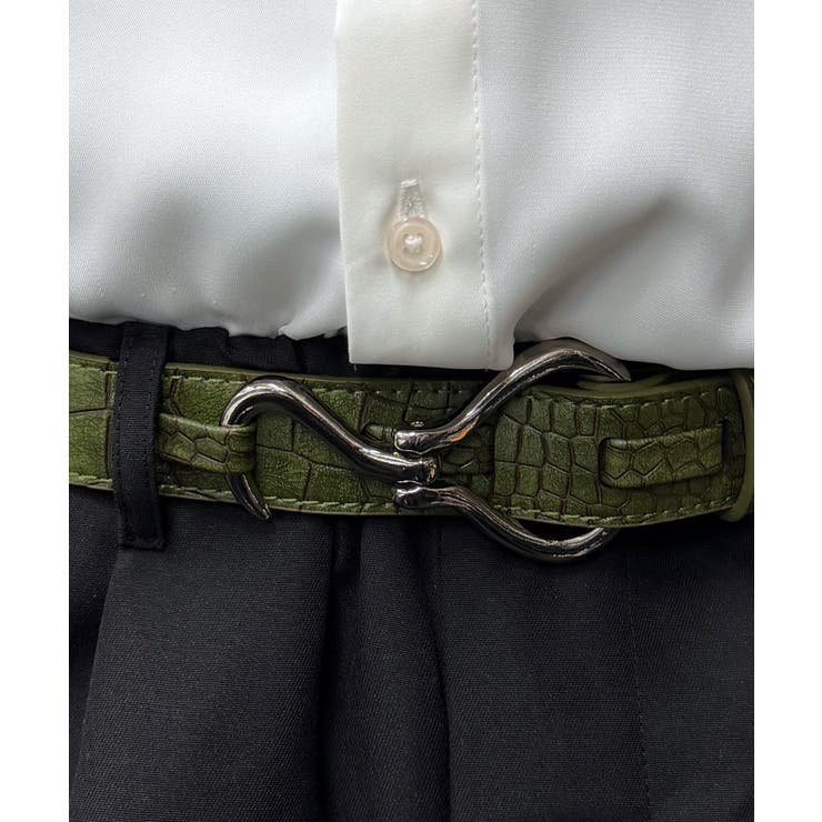 フックバックル ベルト シルバー カラー | GROOVY STORE | 詳細画像10 