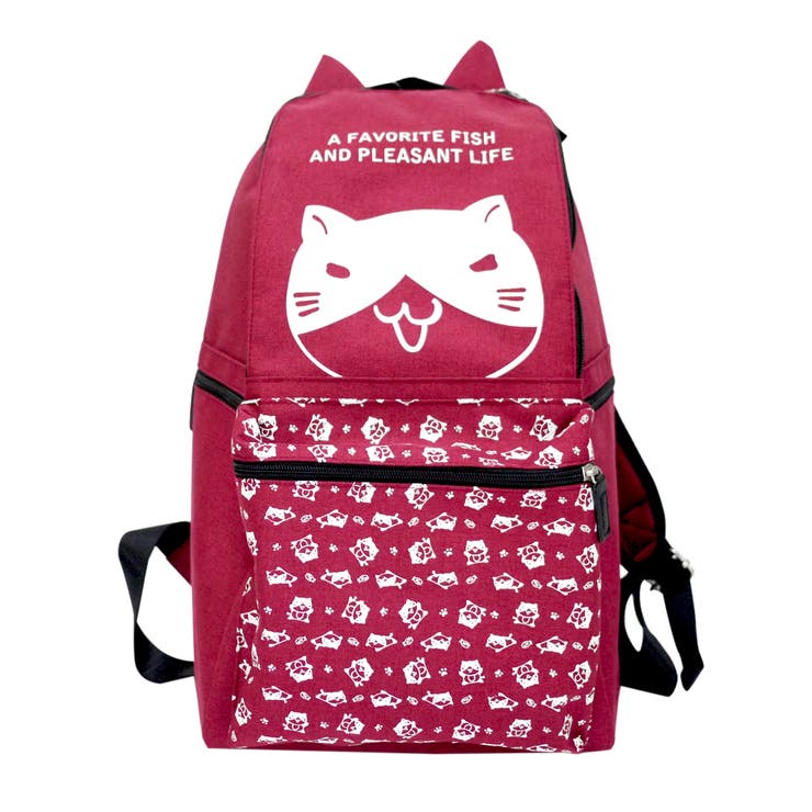 猫渕さん 猫耳付き リュック[品番：GRVK0001888]｜GROOVY STORE