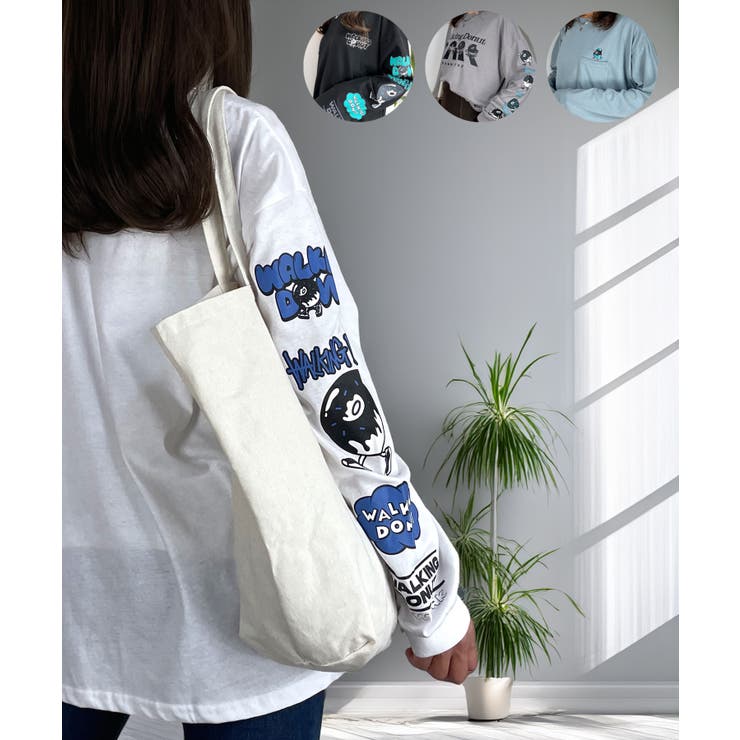 【追加入荷！】【オーバーサイズ】ロンT ロンティー長袖 袖プリント | GROOVY STORE | 詳細画像29 