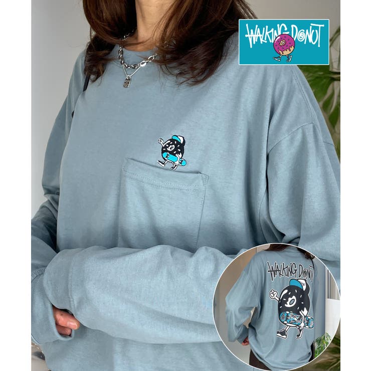 ダスティサックス-バックプリント | 【追加入荷！】【オーバーサイズ】ロンT ロンティー長袖 袖プリント | GROOVY STORE