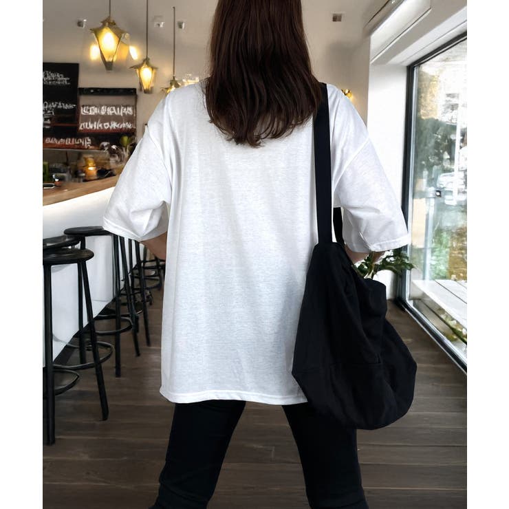 刺繍 ｵｰﾊﾞｰｻｲｽﾞ Tｼｬﾂ【ポケット】Tシャツ半袖 ｵｰﾊﾞｰｻｲｽﾞ #ロゴ Tシャツ