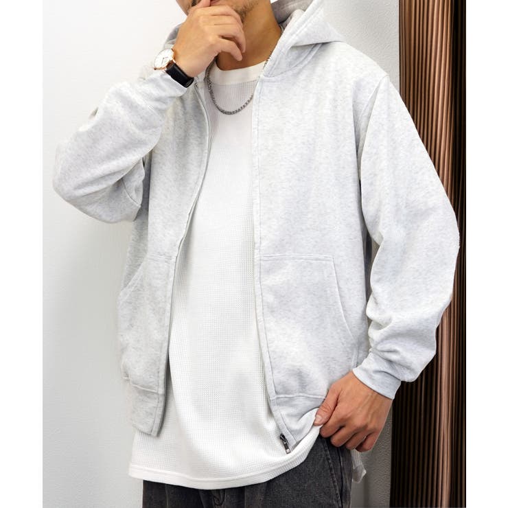 【6色展開】裏起毛 ジップパーカー #無地 #ジップ #ユニセックス[品番：GRVK0003164]｜GROOVY  STORE（グルービーストア）のメンズファッション通販｜SHOPLIST（ショップリスト）