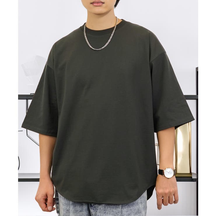 無地【ビッグシルエット】ラウンドテールＴシャツ 無地【ヘビーウェイト】Tシ… | GROOVY STORE | 詳細画像11 