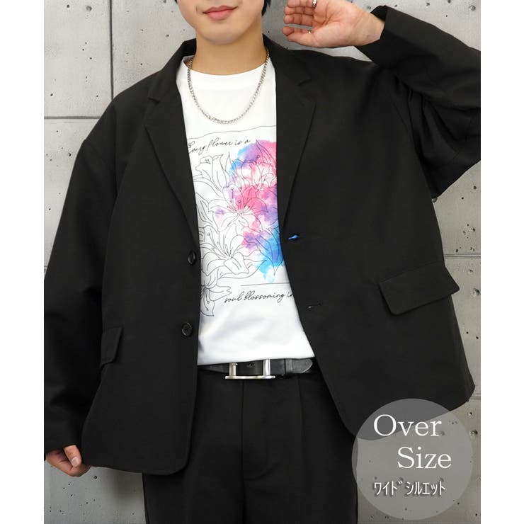 【セットアップ対応】ワイド テーラード ジャケット | GROOVY STORE | 詳細画像1 