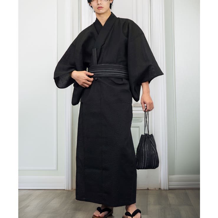 浴衣 5点セット (浴衣・帯・下駄・扇子・巾着)  | GROOVY STORE | 詳細画像3 