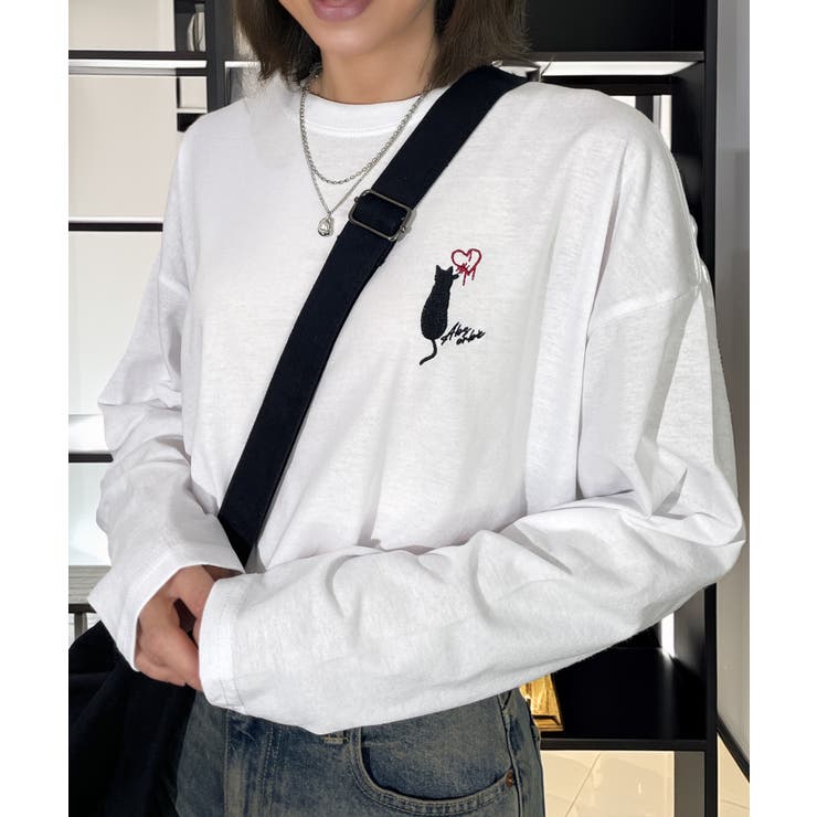 【ワイド】長袖Tシャツ ロンｔワンポイント カジュアル キレイめ | GROOVY STORE | 詳細画像8 