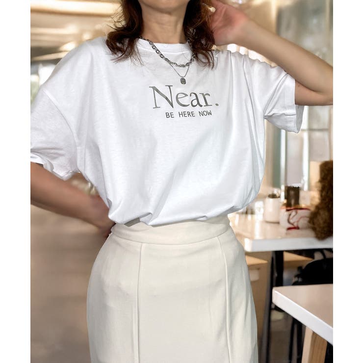グラフィック Tシャツ半袖 箔プリント ラメ ロゴ