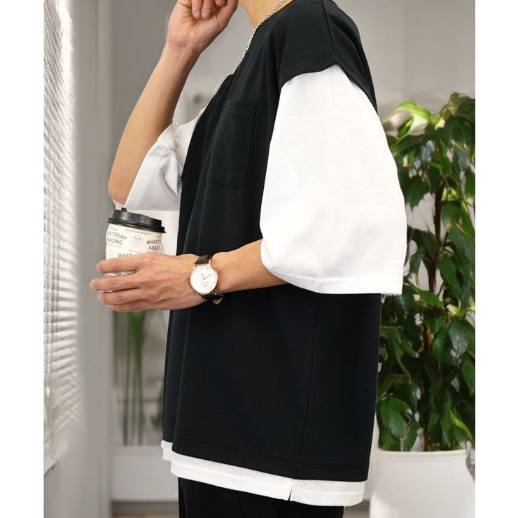 Tシャツ半袖 オーバーサイズ ジョーゼット[品番：GRVK0002355