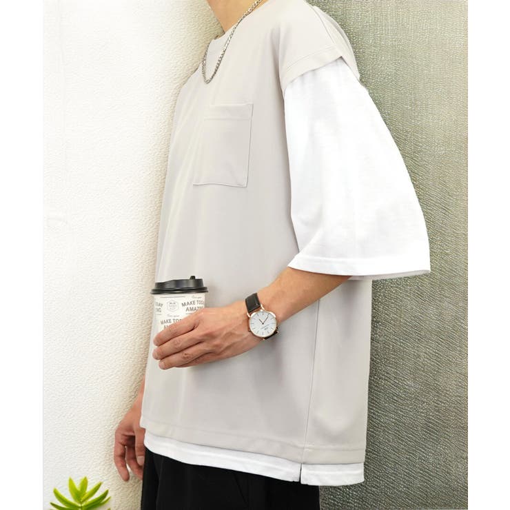 日本最大の Tシャツ半袖 オーバーサイズ ジョーゼット[品番：GRVK0002355 トップス