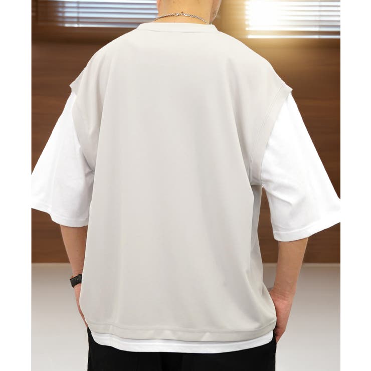 Tシャツ半袖 オーバーサイズ ジョーゼット[品番：GRVK0002355