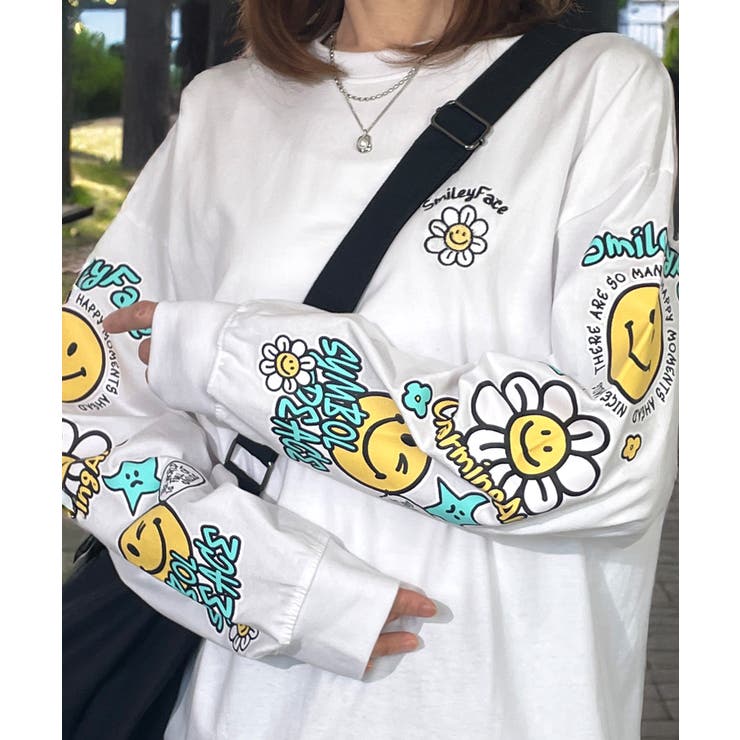 90s VINTAGE LACONIA 両袖プリント入り ロングTシャツ 長袖 90s VINTAGE LACONIA 両袖プリント入り ロングTシャツ 長袖 90s