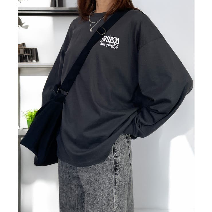 【オーバーサイズ】【SMILEY FACE】ヘビーウェイト ロンT | GROOVY STORE | 詳細画像60 