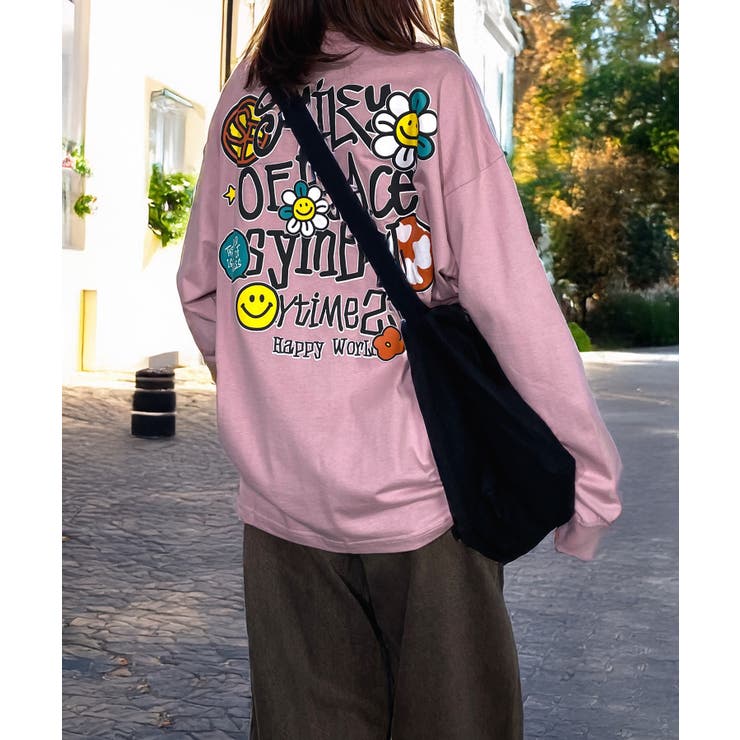 【オーバーサイズ】【SMILEY FACE】ヘビーウェイト ロンT | GROOVY STORE | 詳細画像65 